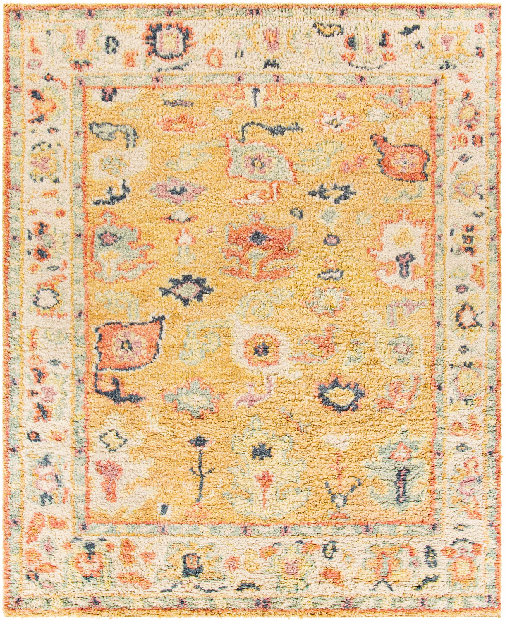 Belevi Hand Knotted Wool Rug - Clearance - Ornate Home