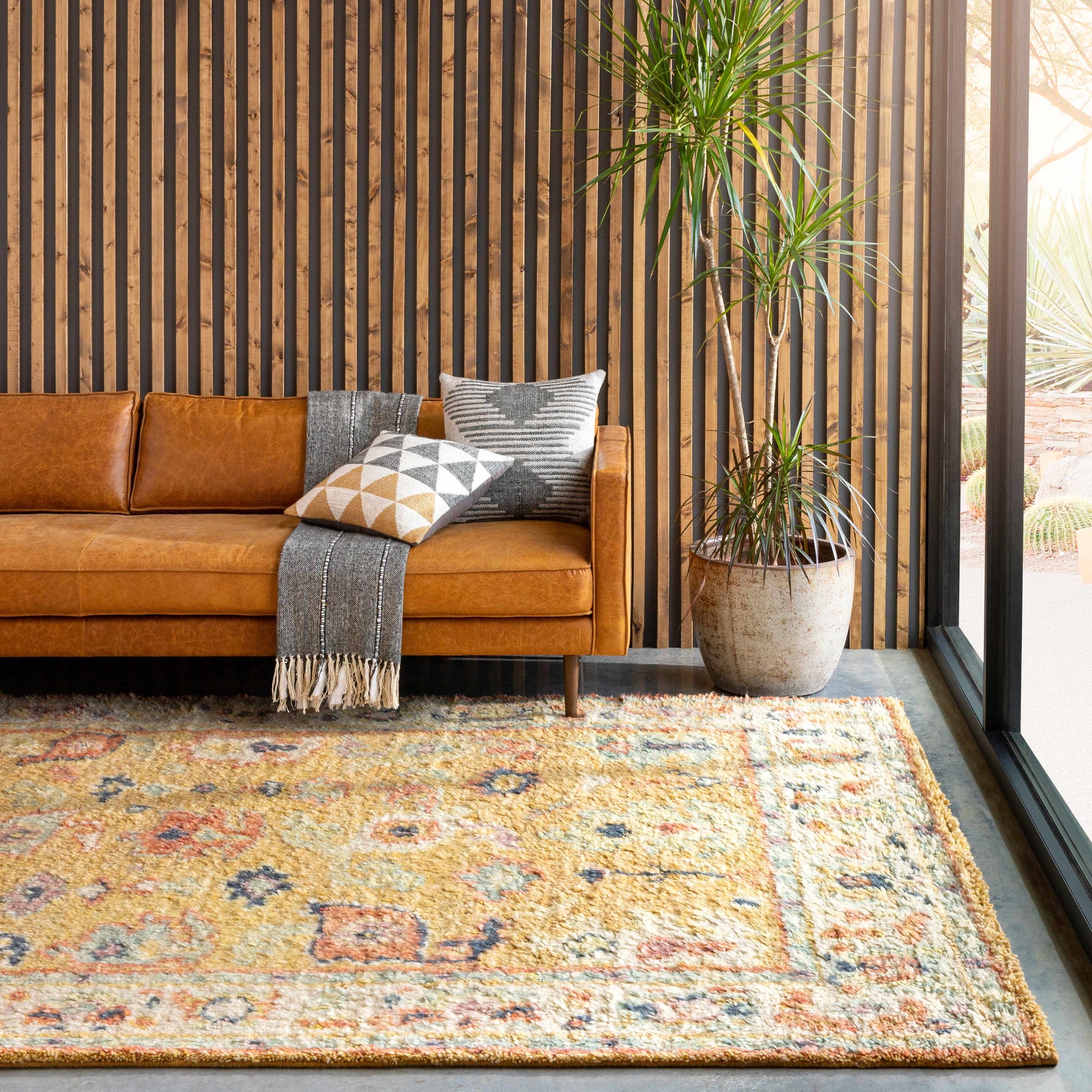 Belevi Hand Knotted Wool Rug - Clearance - Ornate Home