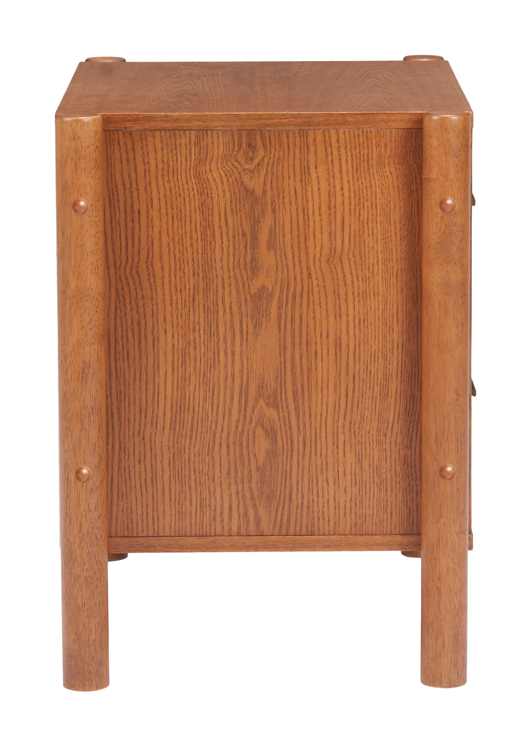 Beleza Walnut Nightstand - Ornate Home