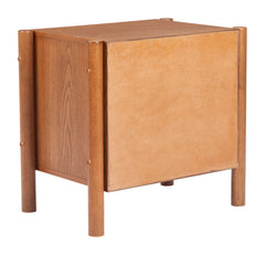 Beleza Walnut Nightstand - Ornate Home