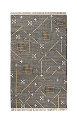Belfast Caviar Black Multi 2'x3' Rug