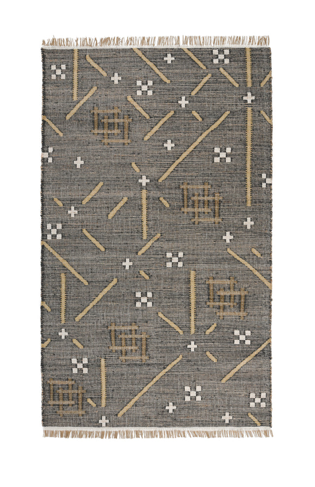 Belfast Caviar Black Multi 5'x8' Rug