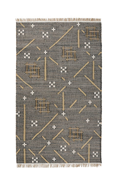 Belfast Caviar Black Multi 8'x10' Rug