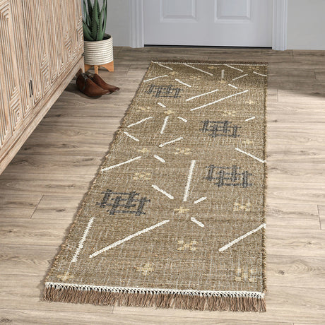 Belfast Caviar Khaki Multi Rug - Ornate Home