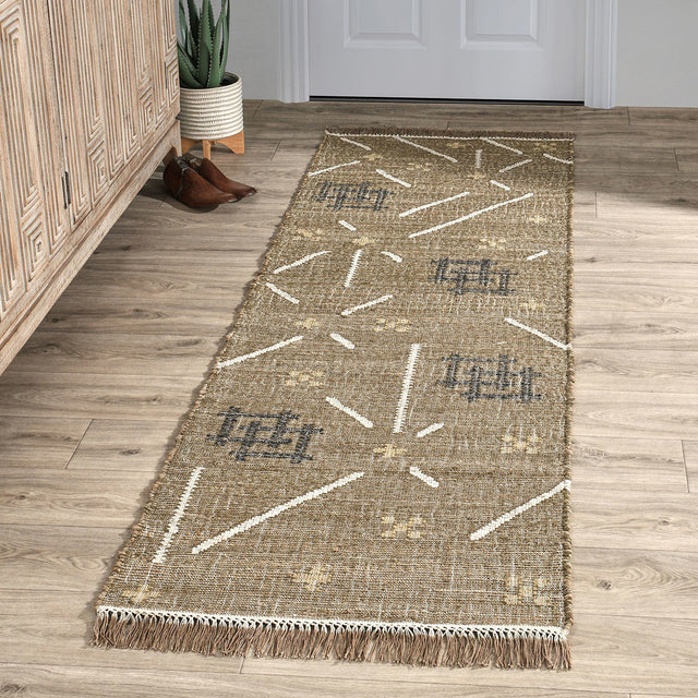 Belfast Caviar Khaki Multi Rug - Ornate Home
