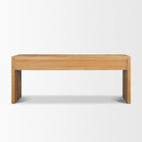 Belford Light Brown 72" Oak Wood Console Table - Ornate Home