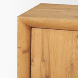 Belford Light Brown 94" Oak Wood Media Console - Ornate Home