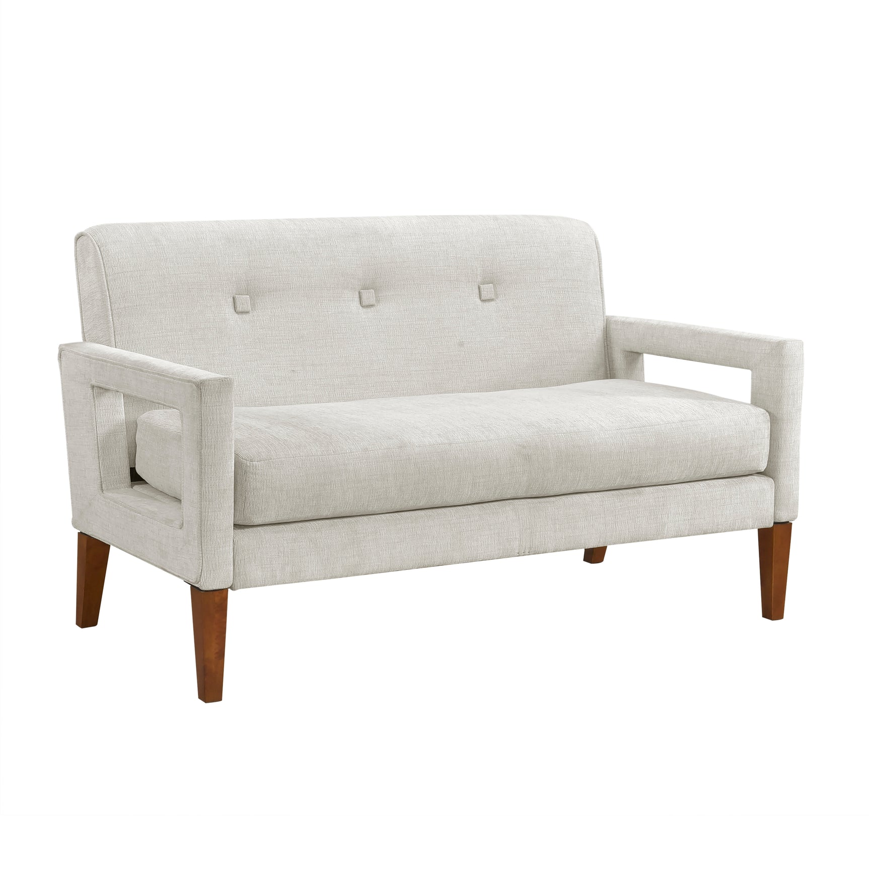 Belfort Beige Loveseat - Ornate Home