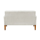 Belfort Beige Loveseat - Ornate Home
