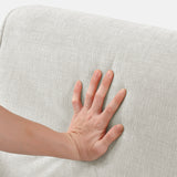 Belfort Beige Loveseat - Ornate Home