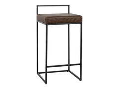 Belfort Cocoa Brown Counter Stool - Ornate Home