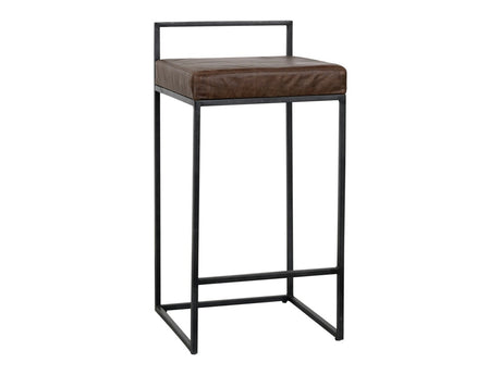 Belfort Cocoa Brown Counter Stool - Ornate Home