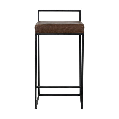 Belfort Cocoa Brown Counter Stool - Ornate Home