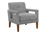 Belfort Gray Accent Chair - Ornate Home