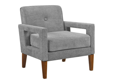 Belfort Gray Accent Chair - Ornate Home
