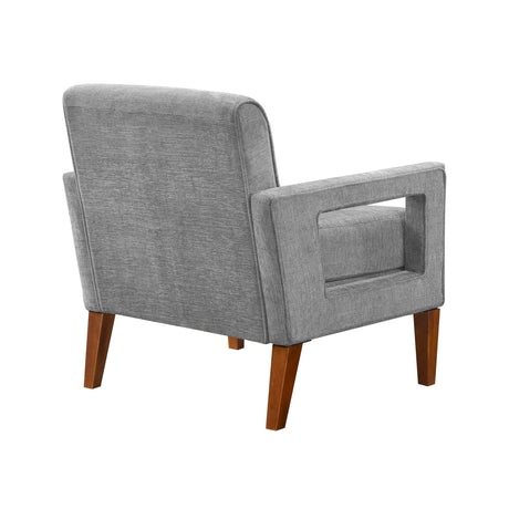 Belfort Gray Accent Chair - Ornate Home