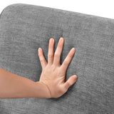 Belfort Gray Loveseat - Ornate Home