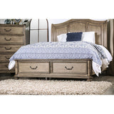 Belgrade Rustic Natural Tone 5 Pc Queen Bedroom Set - Ornate Home
