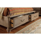 Belgrade Rustic Natural Tone 5 Pc Queen Bedroom Set - Ornate Home