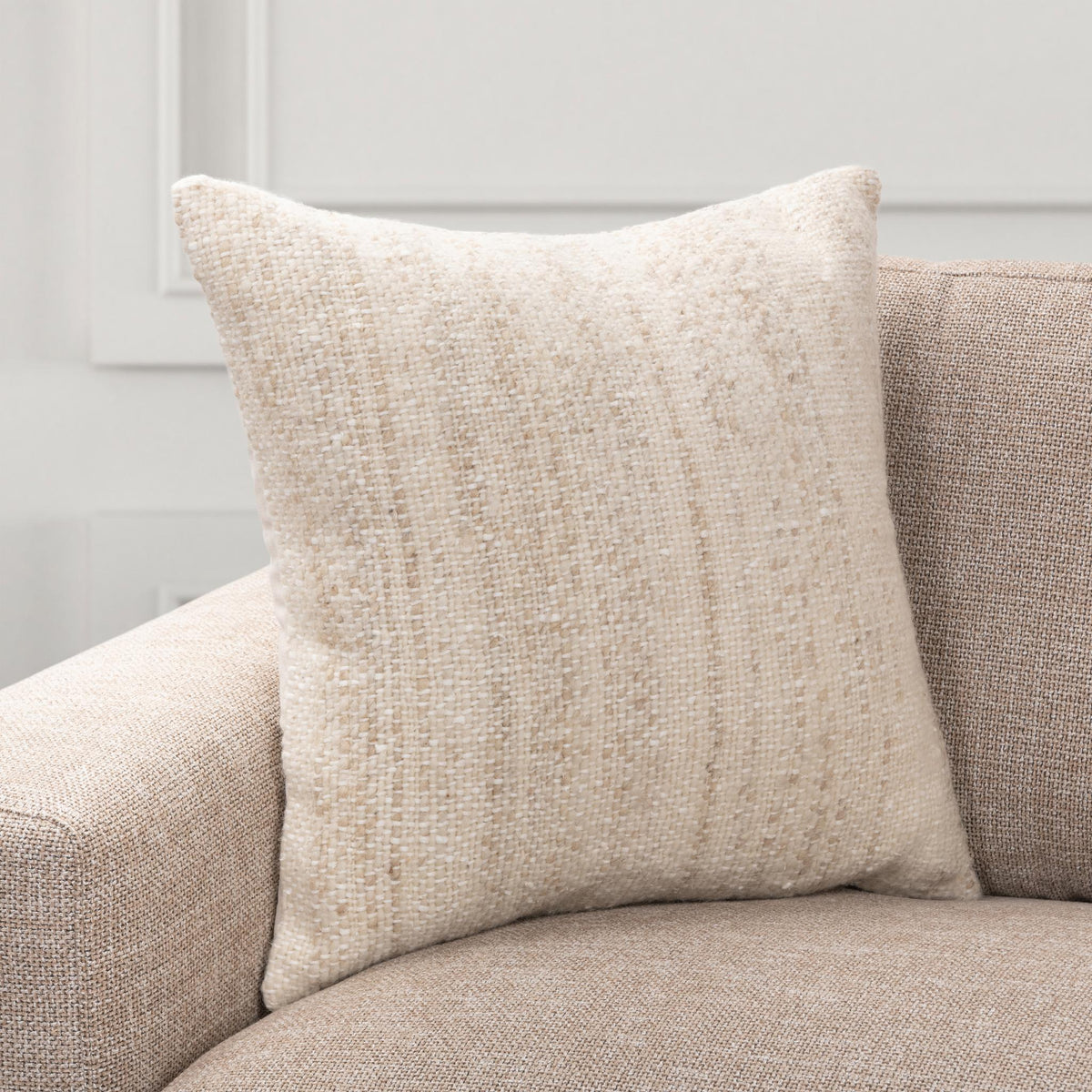 Belgrove Natural 22"x22" Throw Pillow (Set of 2)