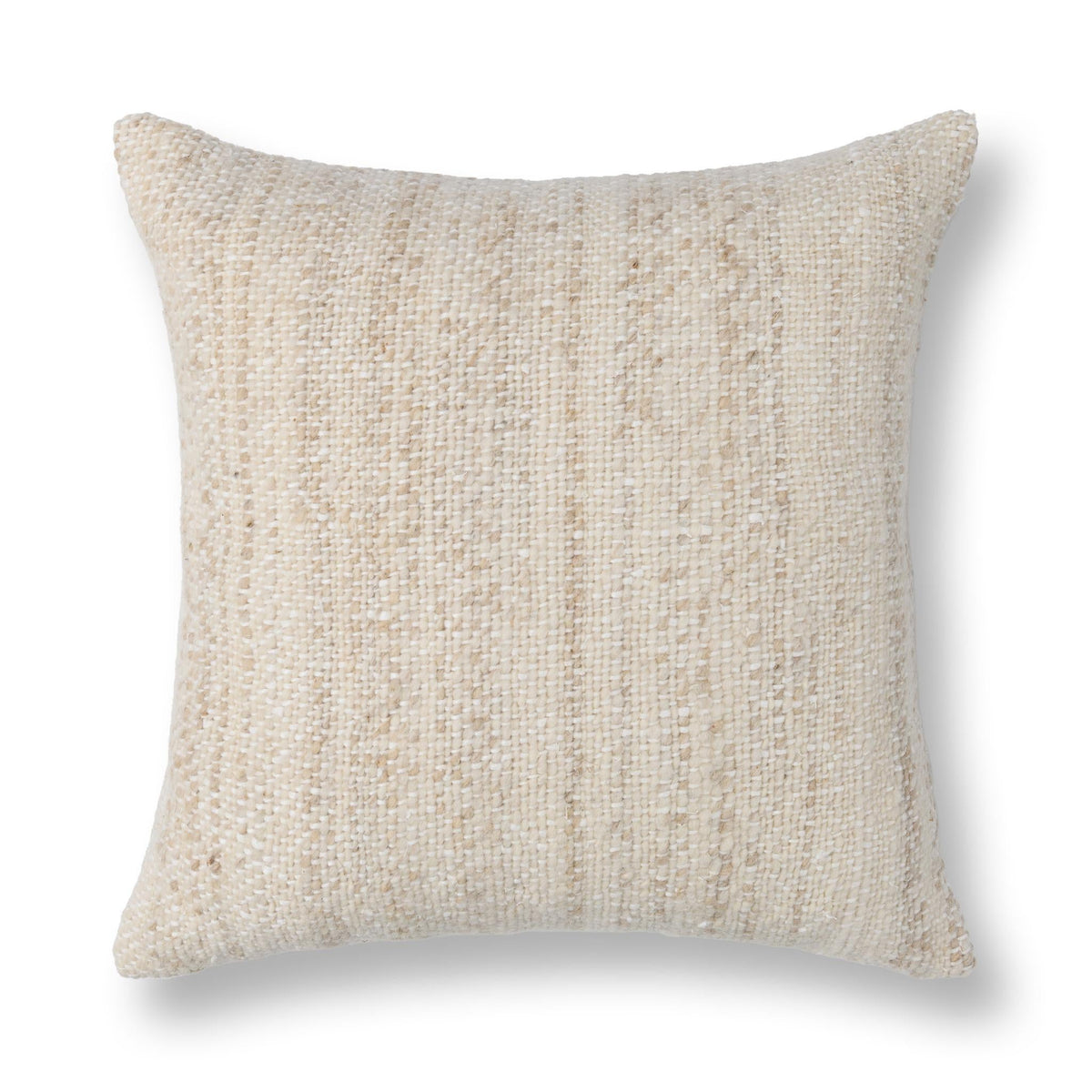 Belgrove Natural 22"x22" Throw Pillow (Set of 2)