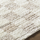 Belita Beige Luxe Shag Area Rug - Ornate Home