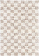 Belita Beige Luxe Shag Area Rug - Ornate Home