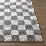 Belita Charcoal Luxe Shag Area Rug - Ornate Home