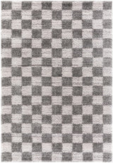 Belita Charcoal Luxe Shag Area Rug - Ornate Home