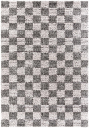 Belita Charcoal Luxe Shag Area Rug - Ornate Home