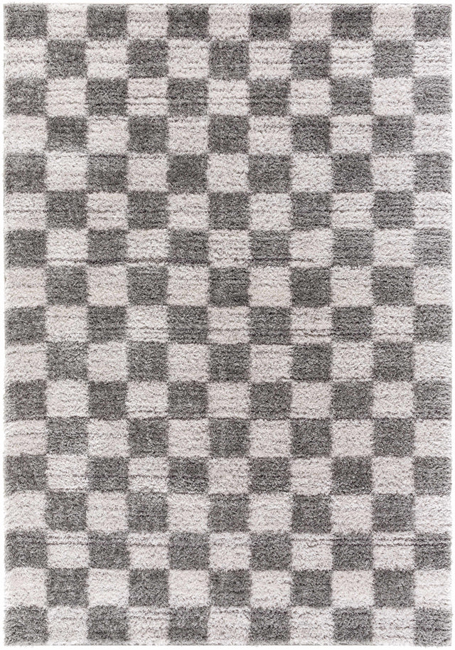 Belita Charcoal Luxe Shag Area Rug - Ornate Home
