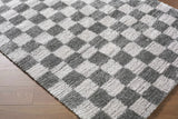 Belita Charcoal Luxe Shag Area Rug - Ornate Home