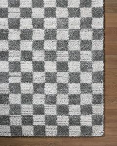 Belita Charcoal Luxe Shag Area Rug - Ornate Home
