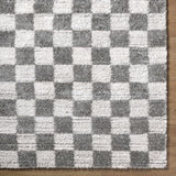 Belita Charcoal Luxe Shag Area Rug - Ornate Home