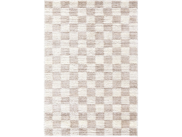 Belita Cream Luxe Shag Area Rug - Ornate Home