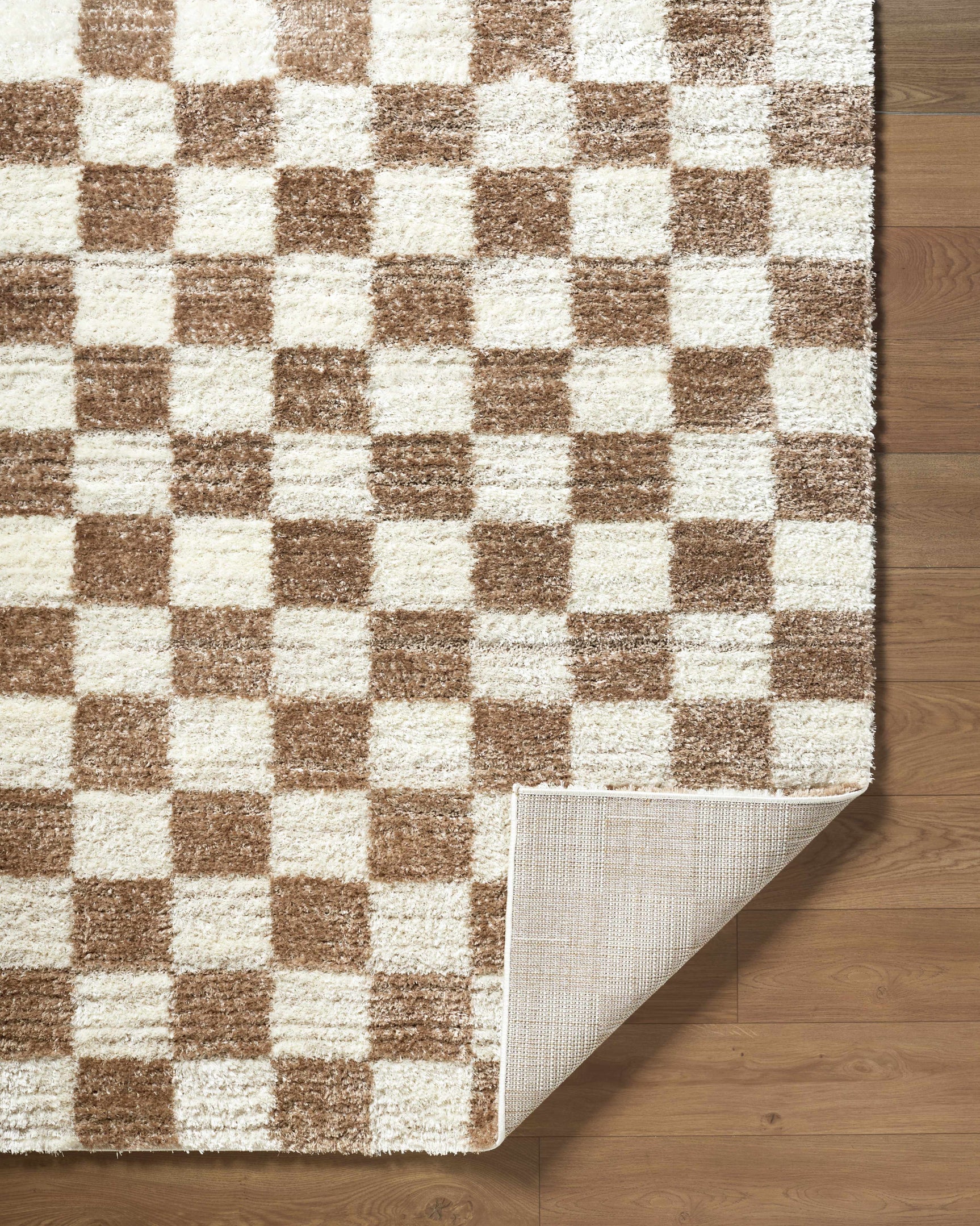 Belita Cream Luxe Shag Area Rug - Ornate Home