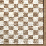 Belita Cream Luxe Shag Area Rug - Ornate Home