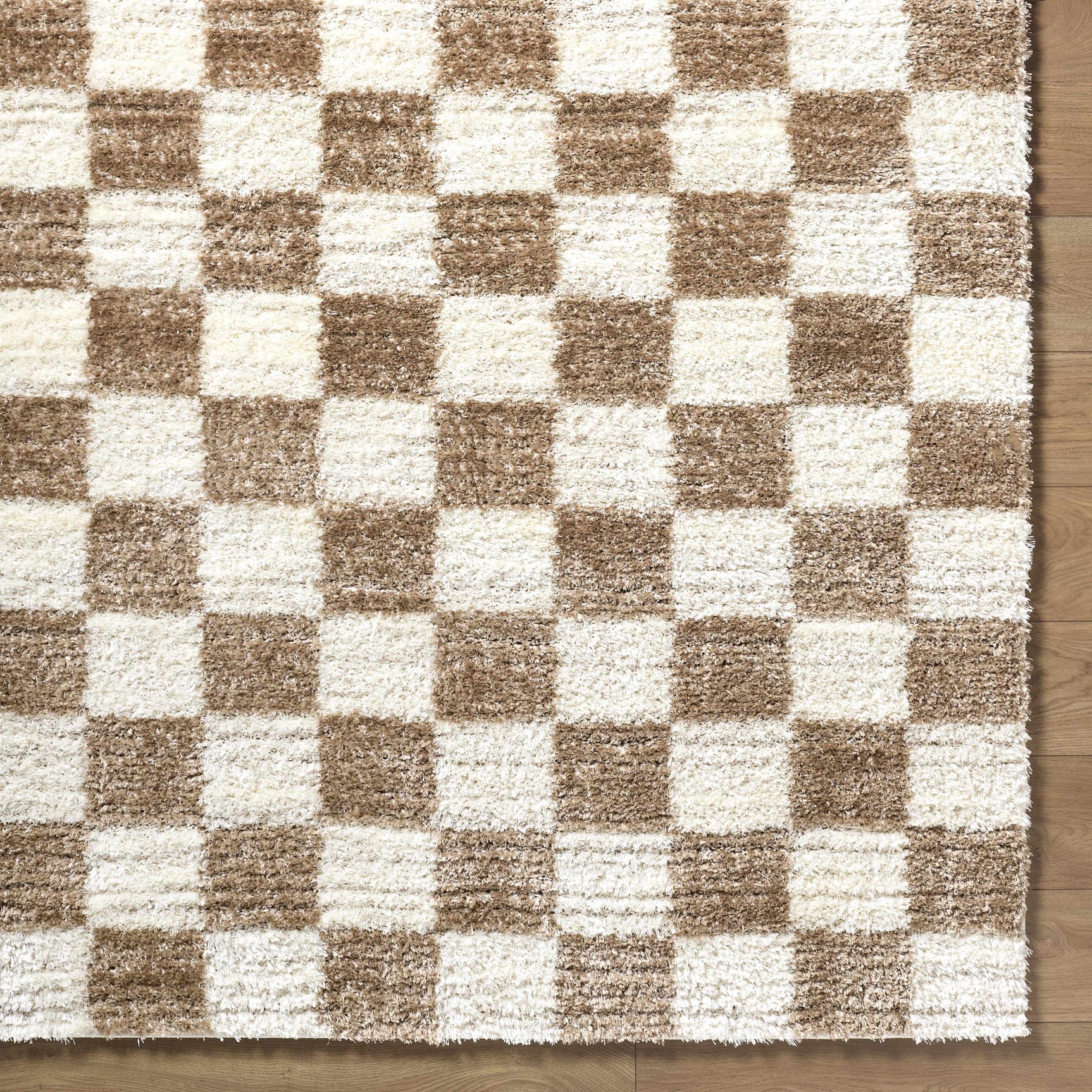 Belita Cream Luxe Shag Area Rug - Ornate Home