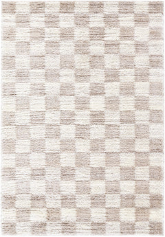 Belita Cream Luxe Shag Area Rug - Ornate Home