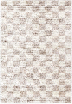 Belita Cream Luxe Shag Area Rug - Ornate Home
