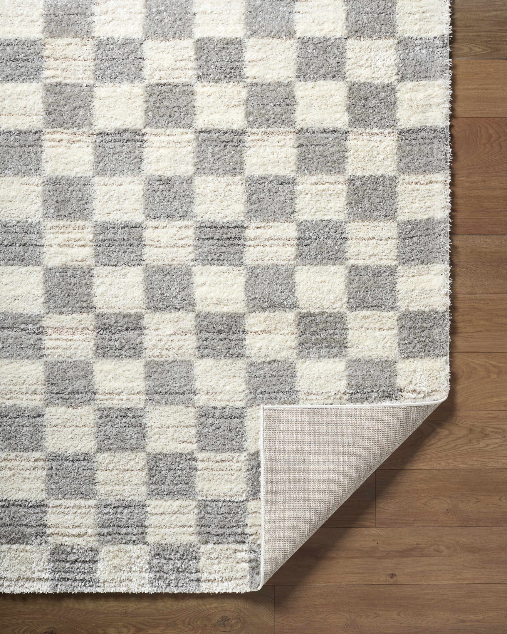 Belita Tan Luxe Shag Area Rug - Ornate Home
