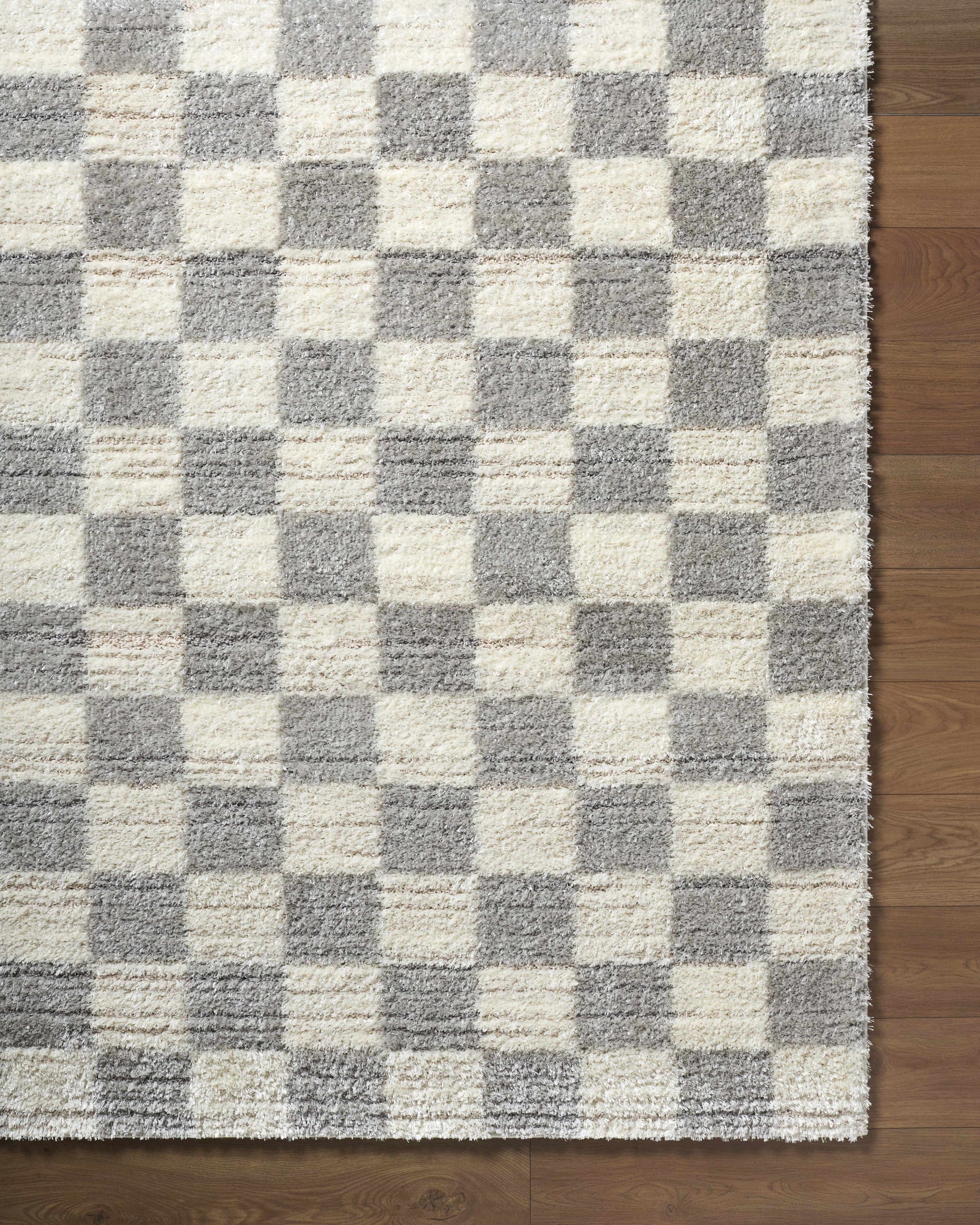 Belita Tan Luxe Shag Area Rug - Ornate Home