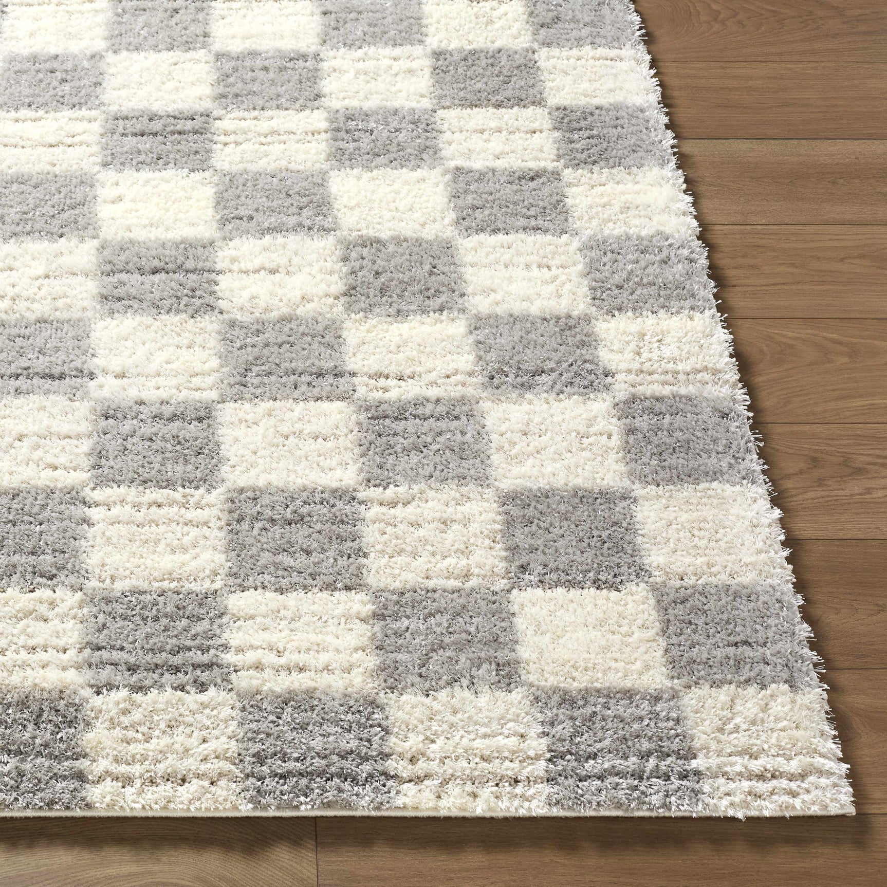 Belita Tan Luxe Shag Area Rug - Ornate Home
