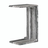 Bella Black Stripe C-Table - Ornate Home