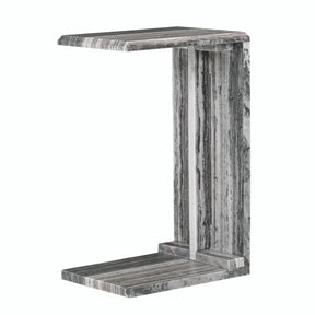 Bella Black Stripe C-Table - Ornate Home