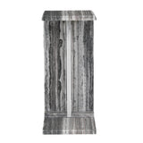 Bella Black Stripe C-Table - Ornate Home