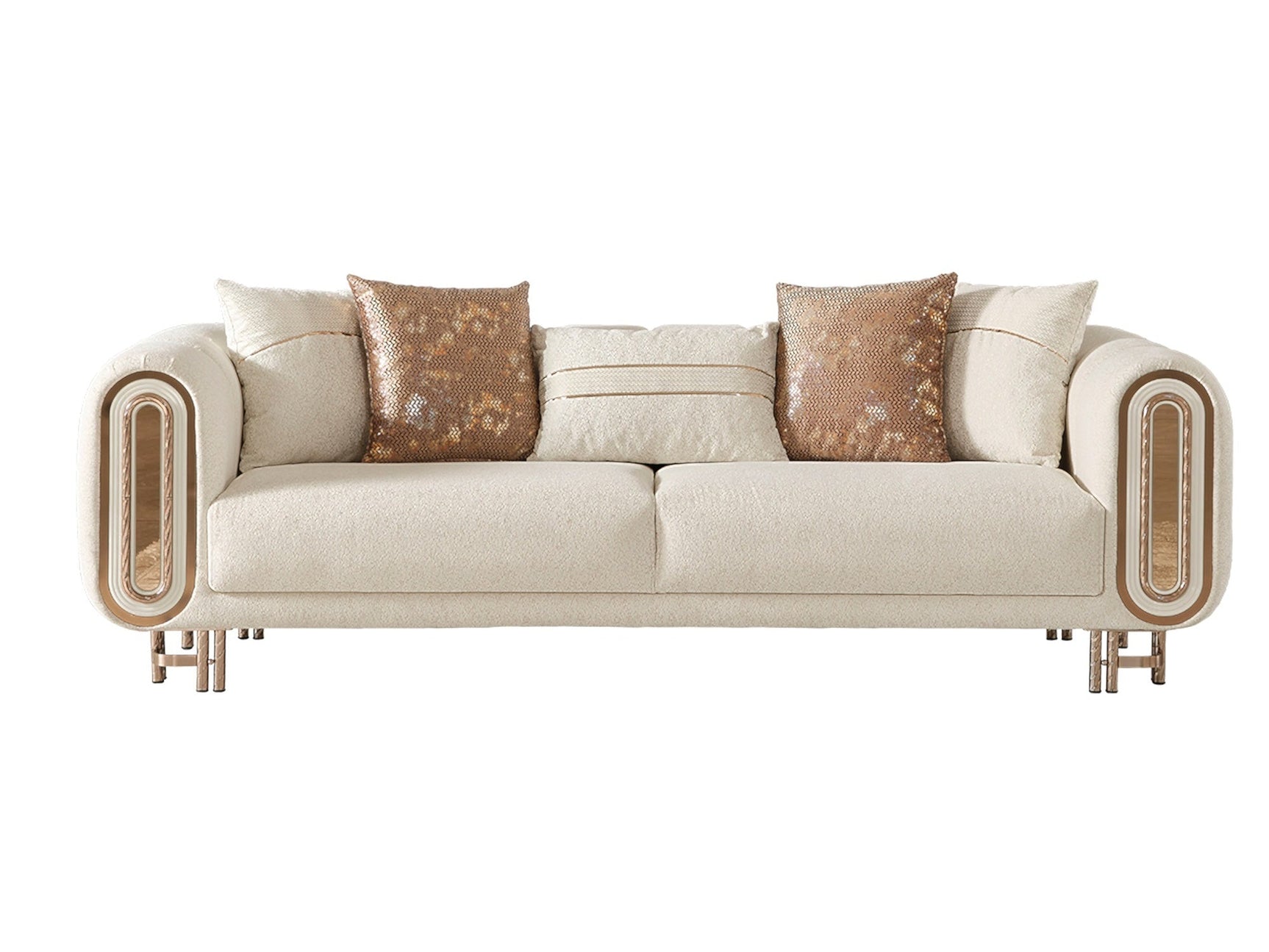 Bella Cream Sofa - Ornate Home