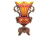 Bella Red & Yellow Vase  / HD-3014 - Ornate Home