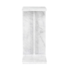 Bella White C-Table - Ornate Home