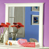 Bella White Mirror - Ornate Home